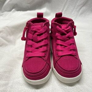 Hot Pink High-Top Sneakers